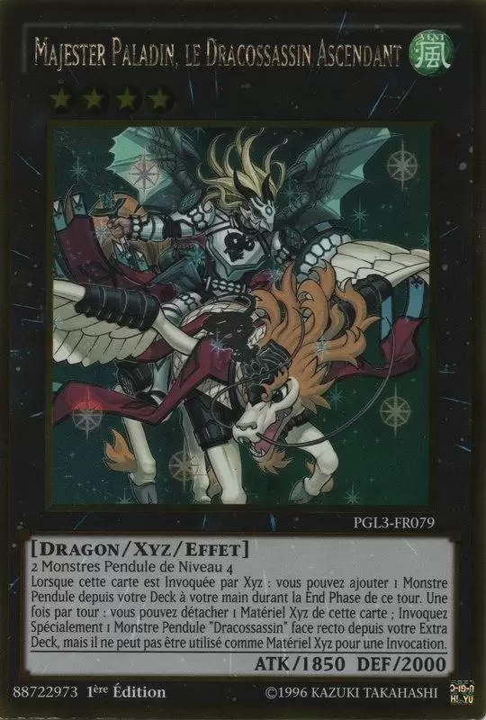 Gold Premium : Or Infini PGL3 - Majester Paladin, le Dracossassin Ascendant
