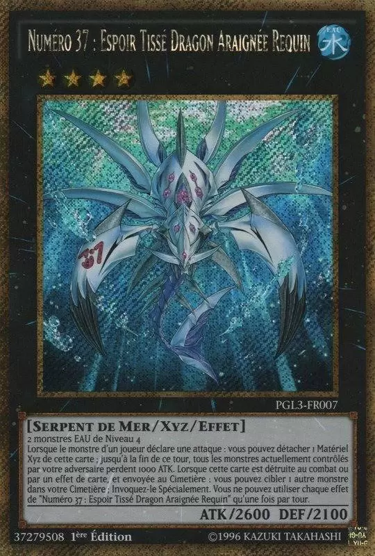 Gold Premium : Or Infini PGL3 - Numéro 37 : Espoir Tissé Dragon Araignée Requin