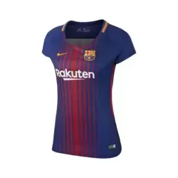 FC Barcelone Domicile Sans Sponsor Manche 2017/2018 Femme