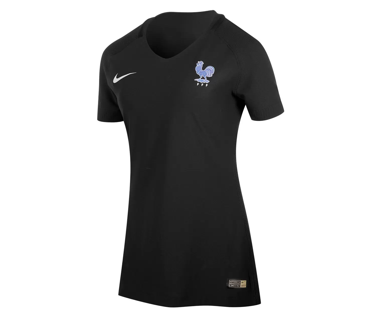 Maillot de football - FFF Vapor Top Noir Femme