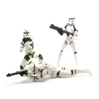 Clone Trooper Army with Clone Sergeant (Green)