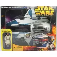 Obi-Wan Kenobi's Jedi Starfighter Blue (with Obi-Wan)