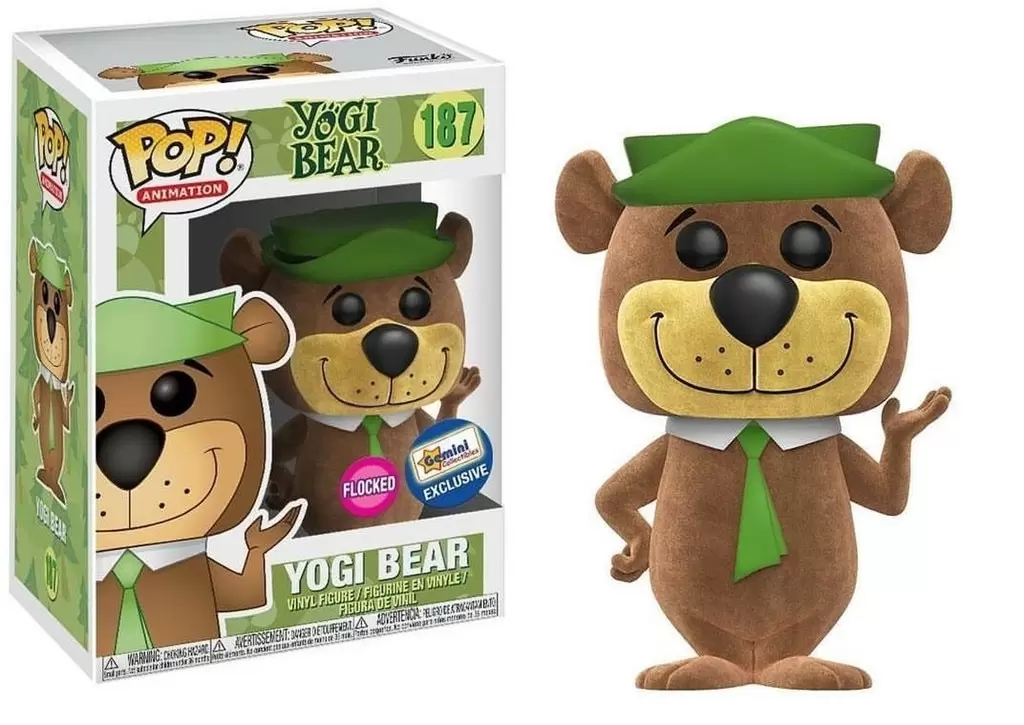 POP! Animation - Yogi Bear - Yogi Bear Flocked