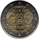 France 2€ - 50e anniversaire du Traité de l\'Élysée