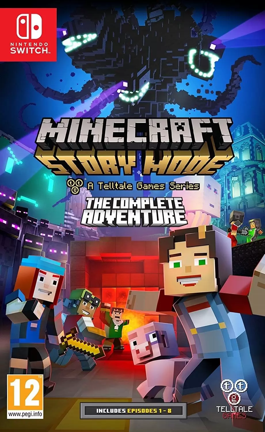 Jeux Nintendo Switch - Minecraft : Story Mode - The complete adventure