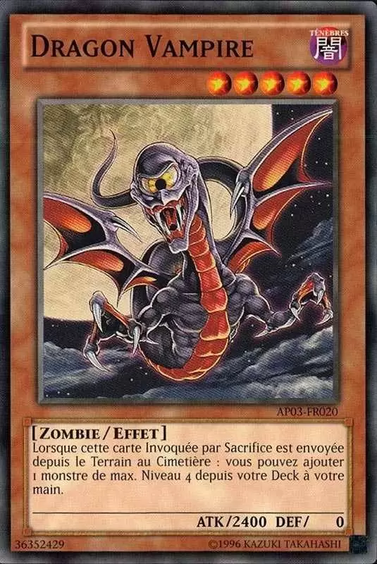Paquet Astral Trois AP03 - Dragon Vampire