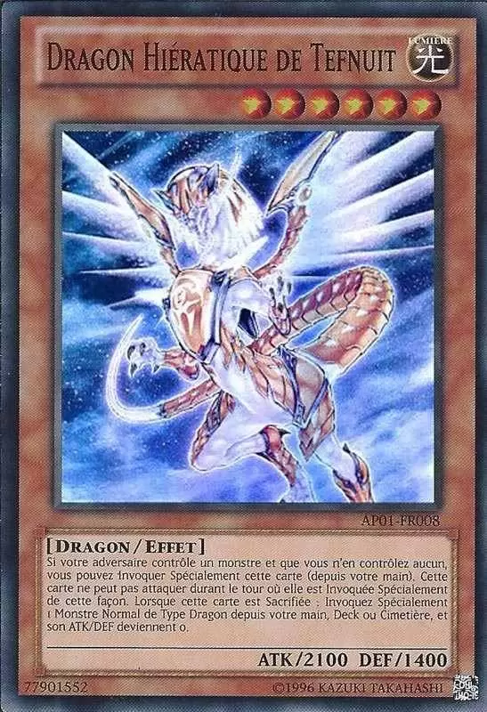 Paquet Astral Un AP01 - Dragon Hiératique de Tefnuit