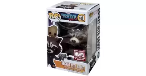 Rocket with Groot Funko Pop Collector Corps Exclusive