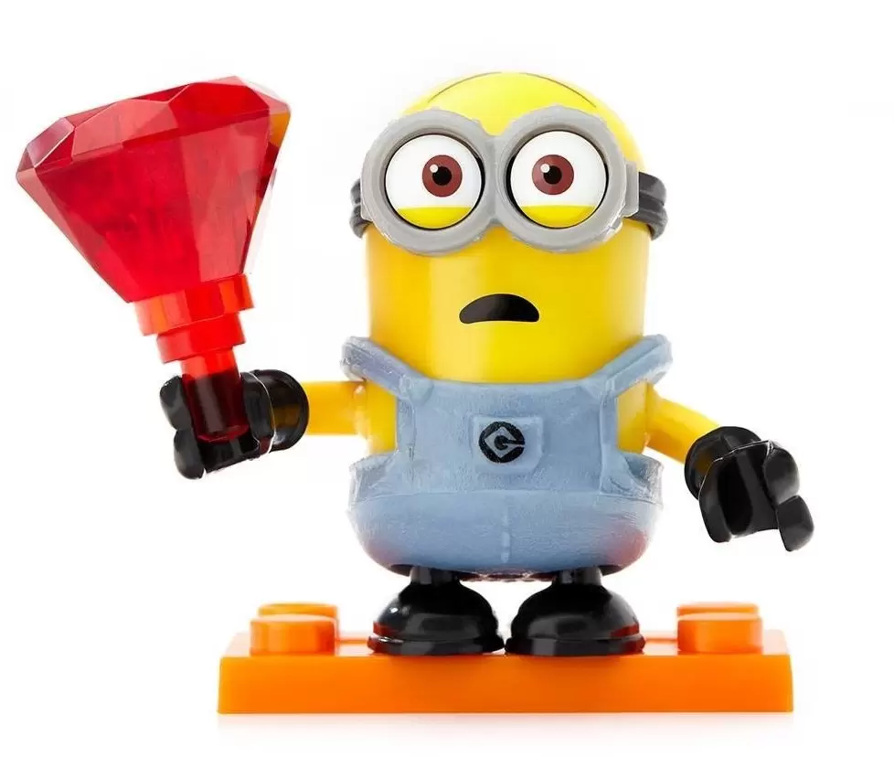 Serie 11 : Minions MEGA CONSTRUX - Bob Diamant rouge