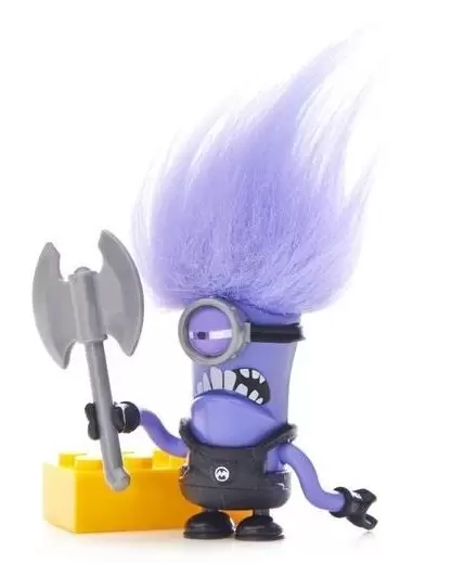 Serie 2 : Minions MEGA BLOKS - Minion violet avec hache