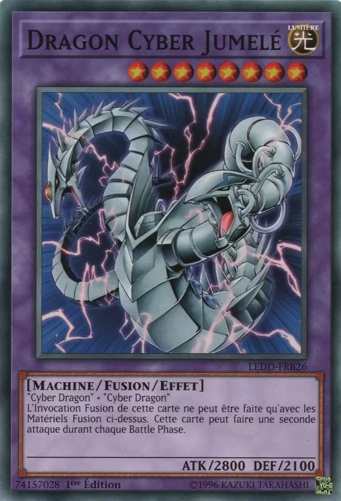 Dragon Légendaire LEDD - Cyber Dragon Jumelé