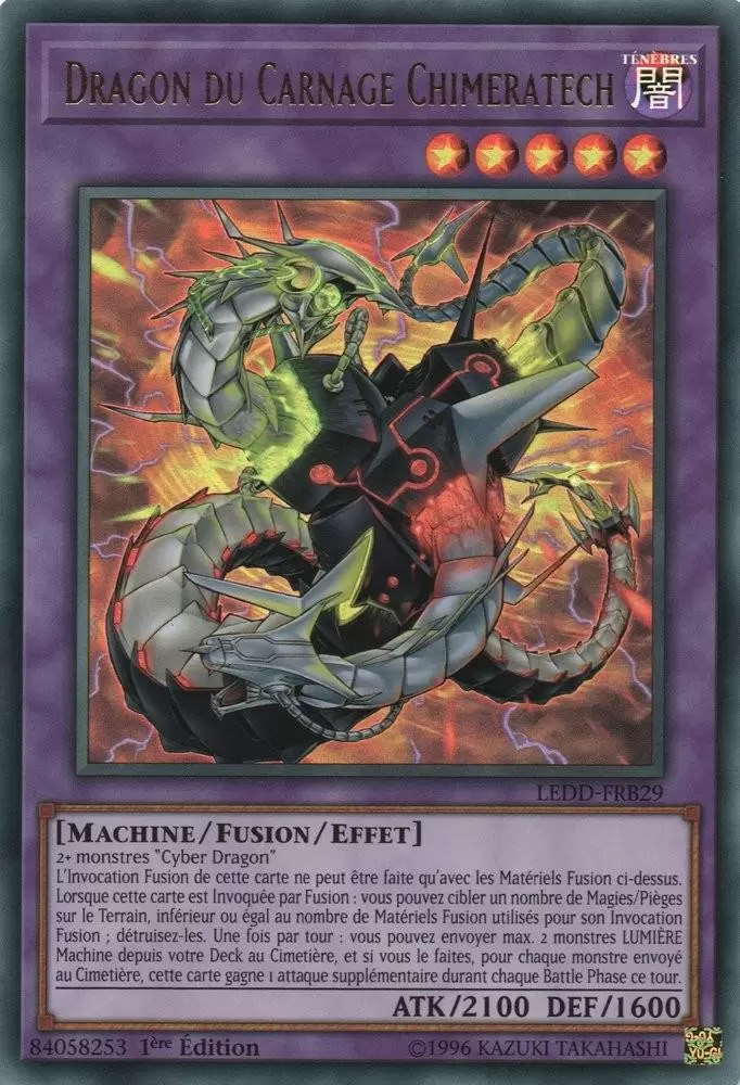 Dragon Légendaire LEDD - Dragon du Carnage Chimeratech