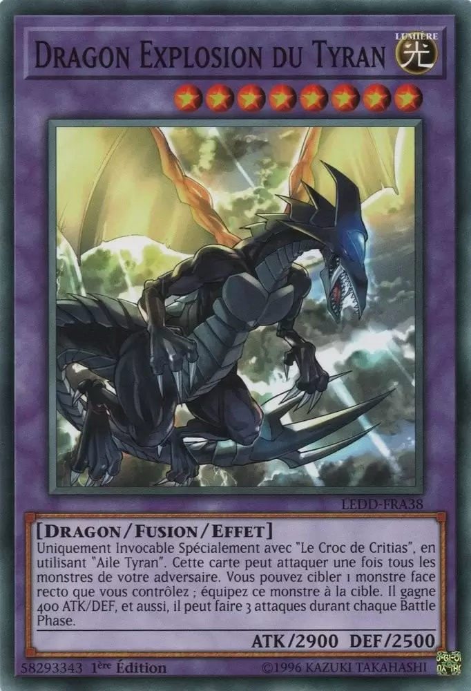 Dragon Légendaire LEDD - Dragon Explosion du Tyran