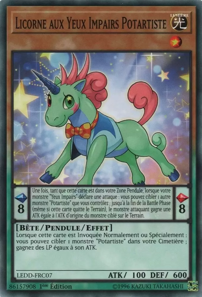 Dragon Légendaire LEDD - Licorne aux Yeux Impairs Potartiste
