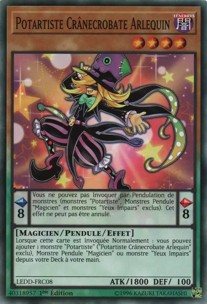 Dragon Légendaire LEDD - Potartiste Crânecrobate Arlequin