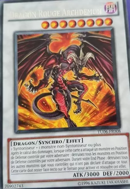 Paquet Turbo - Numéro Six TU06 - Dragon Rouge Archdémon