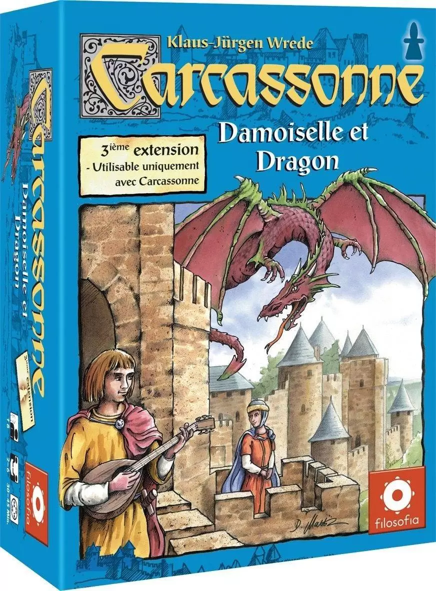 Carcassonne - Carcassonne - Damoiselle et Dragons