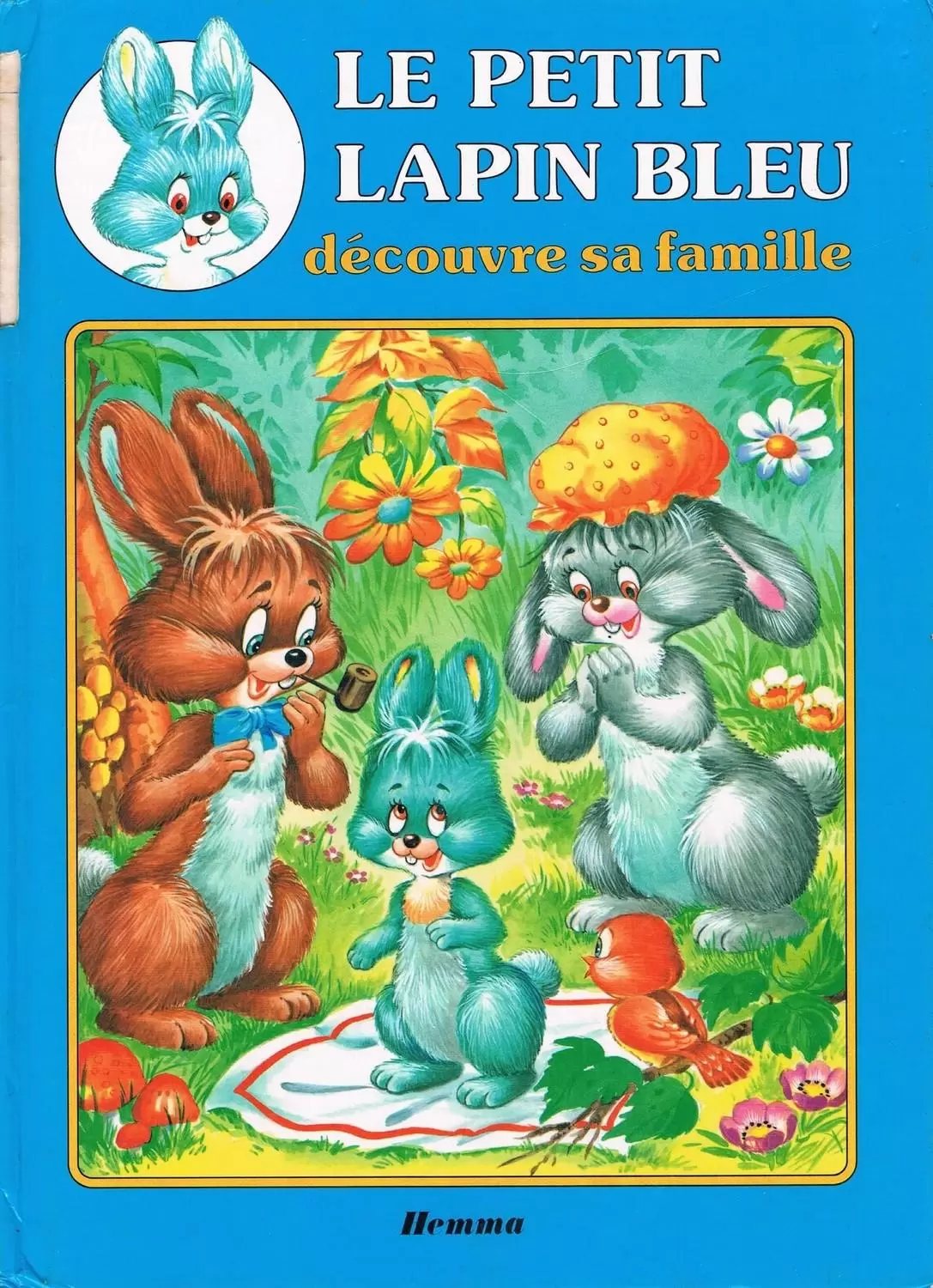 Le Petit Lapin Bleu - Le petit lapin bleu découvre sa famille