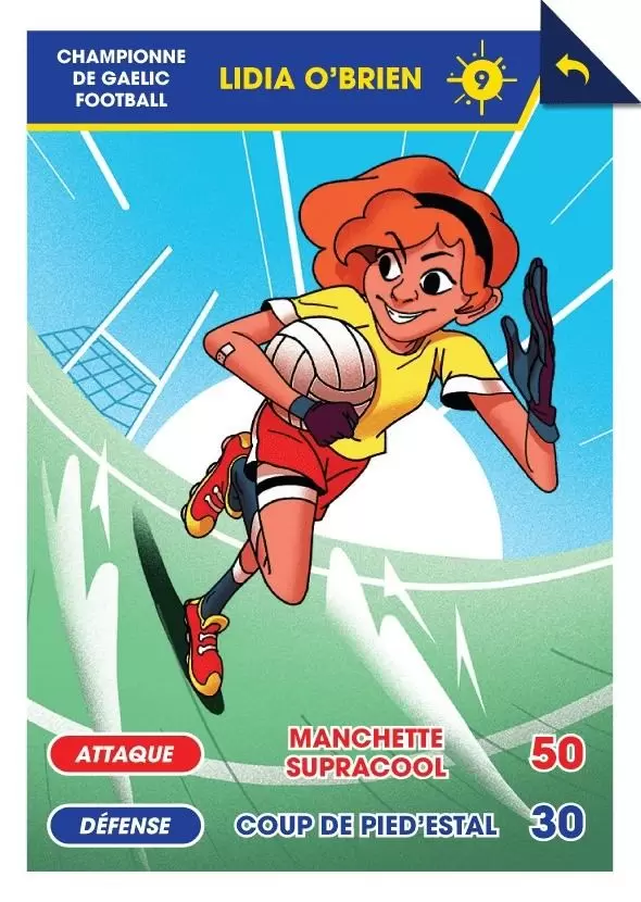 Cartes Tour du monde des sports (Pitch - Brioche Pasquier) - Lidia O\'Brien - Gaelic Football
