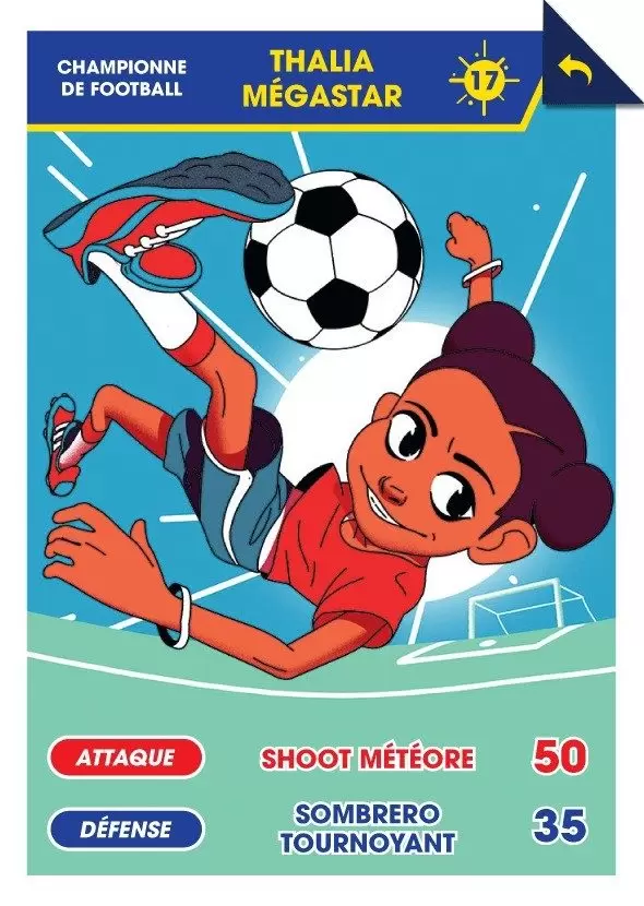 Cartes Tour du monde des sports (Pitch - Brioche Pasquier) - Thalia Mégastar - Football