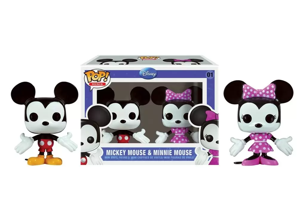 Pocket Pop! and Pop Minis! - Pop! Minis Disney - Mickey and Minnie Mouse 2 Pack