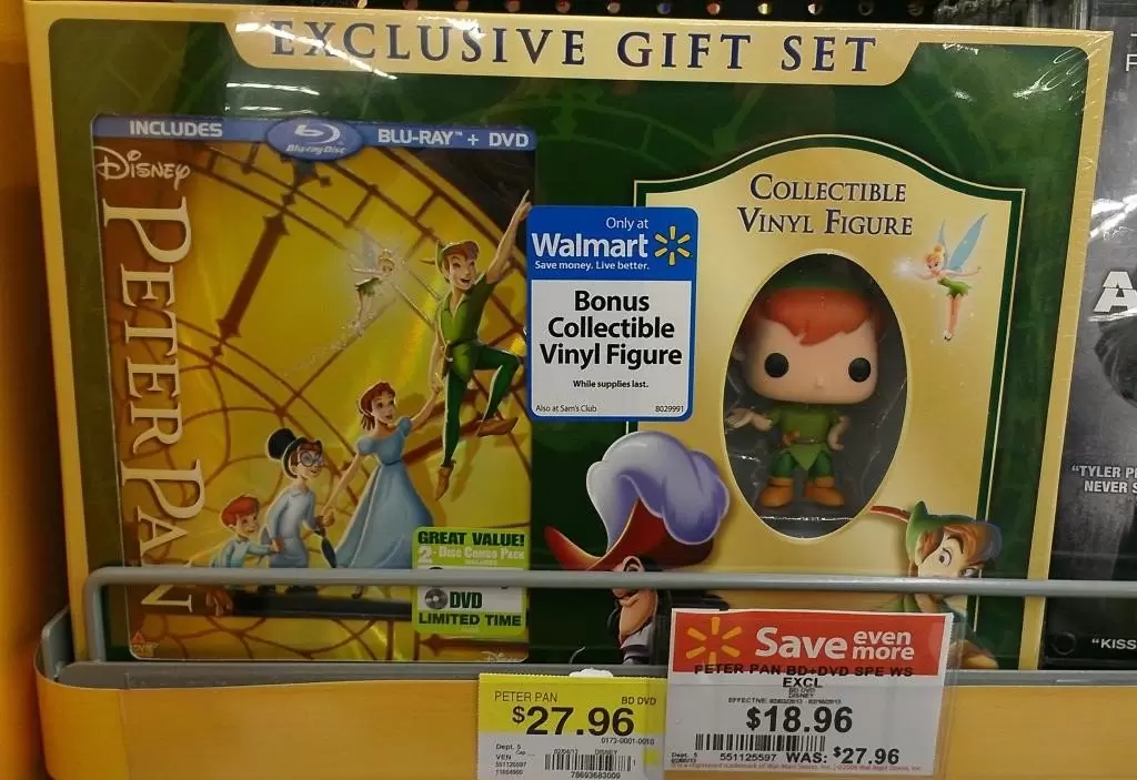 Pocket Pop! and Pop Minis! - Disney - Peter Pan Exclusive With Blu-Ray