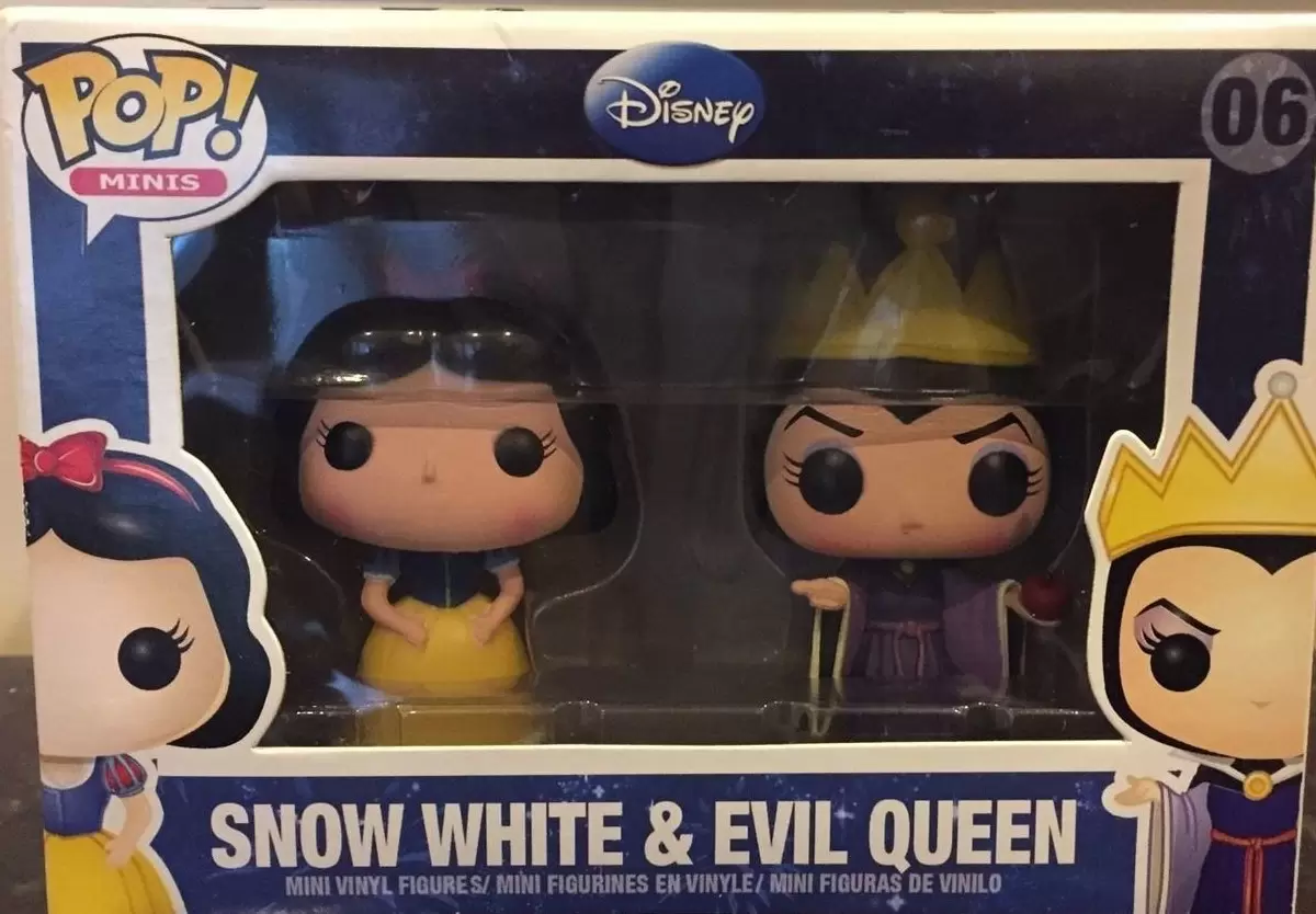 Pocket Pop! and Pop Minis! - Disney - Snow White and Evil Queen 2 Pack