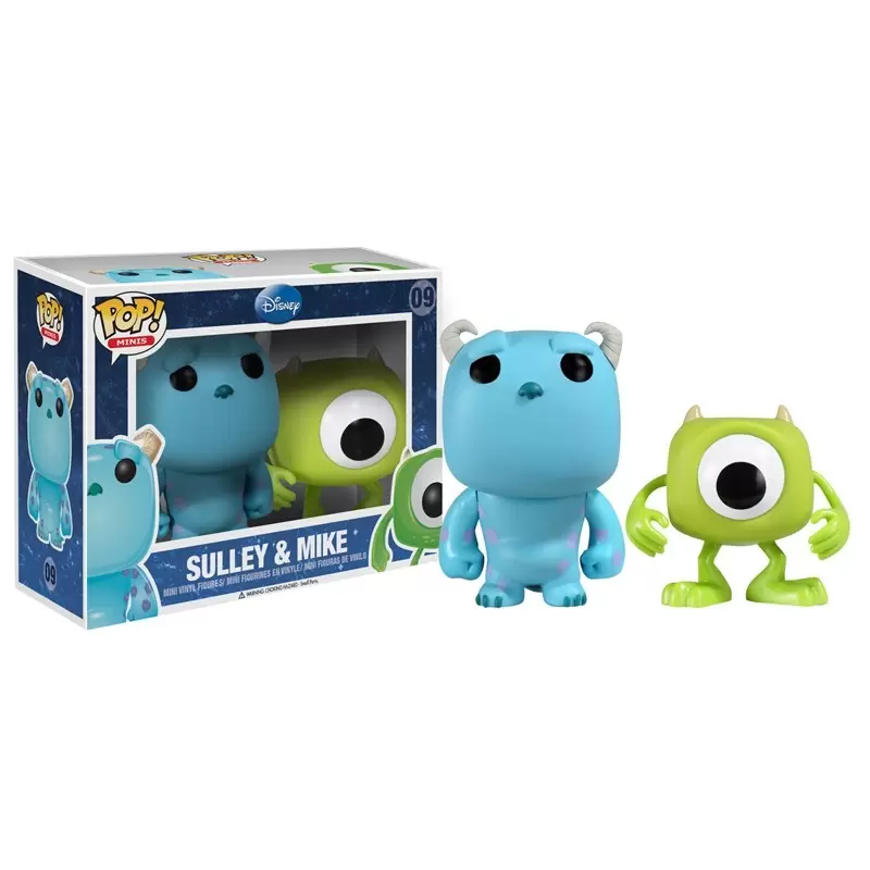Pocket Pop! and Pop Minis! - Pop! Minis Disney - Sulley and Mike 2 Pack