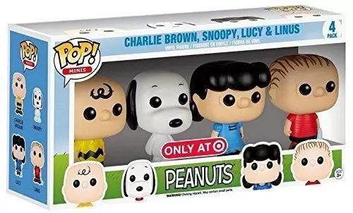 Pocket Pop! and Pop Minis! - Pop! Minis Peanuts - Charlie Brown, Snoopy, Lucy and Linus