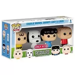 Pop! Minis Peanuts - Charlie Brown, Snoopy, Lucy and Linus