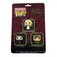 Game Of Thrones - Daenerys Targaryen, Jon Snow, Tyrion Lannister 3 Pack