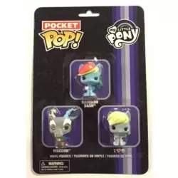 My Little Pony - Rainbow Dash, Discord and Derpy 3 Pack
