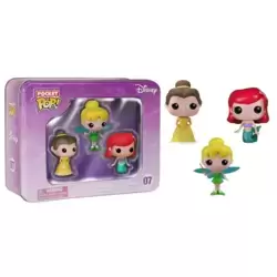 Tinbox - Ariel, Tinkerbell and Belle 3 Pack