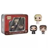 Tinbox - Game Of Thrones - Jon Snow, Tyrion and Daenerys 3 Pack