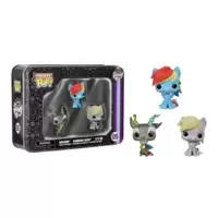 Tinbox - My Little Pony - Rainbow Dash, Discord and Derpy 3 Pack