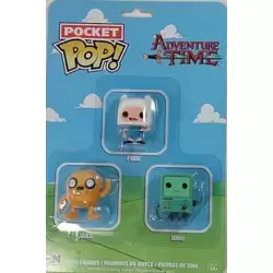 Adventure Time - Finn, Jake and BMO 3 Pack