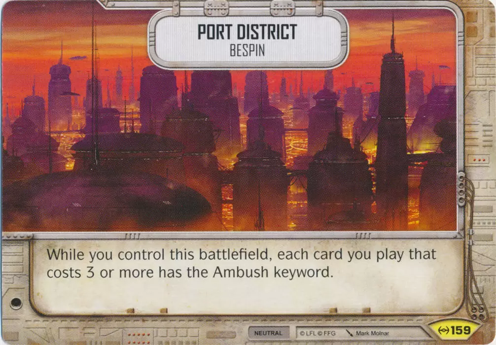 L\'Empire en Guerre - Port District - Bespin