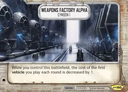 L\'Empire en Guerre - Weapons Factory Alpha - Cymoon 1
