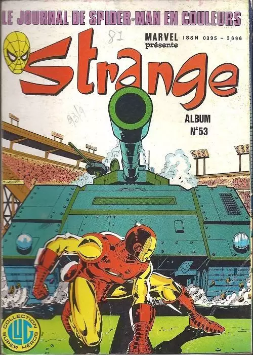 Album Strange - Album Strange n°53  - n°158 à n°160