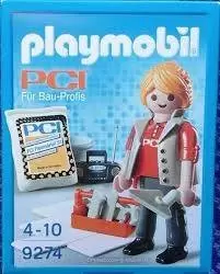 Playmobil Hors Série - Ouvrière de PCU Für Bau-Profis