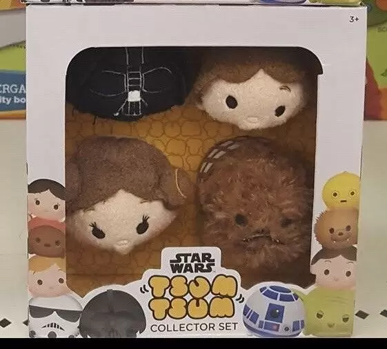 Chewbacca NEW -AU Leia Star Wars Tsum Tsum Collector Set Darth Vader Han Solo