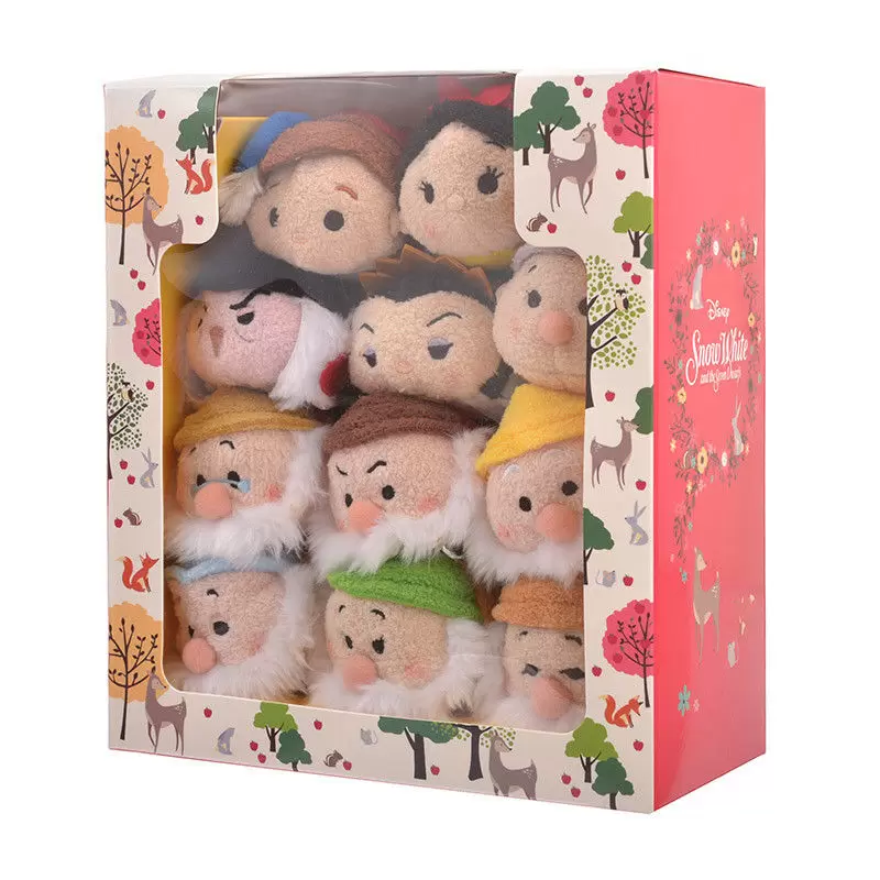 Tsum Tsum Plush Bag And Box Sets - Snow White and the Seven Dwarfs Box Set
