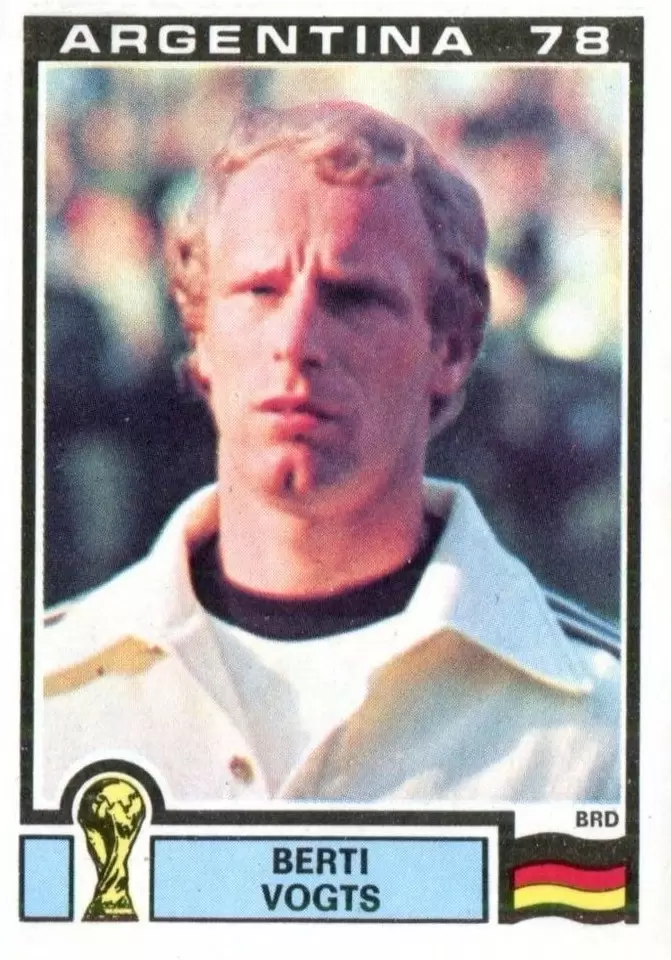 Argentina 78 World Cup - Berti Vogts - West Germany