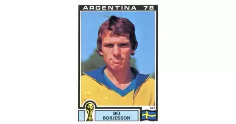 Argentina 78 World Cup Sverige Panini # 231 Bo Borjesson