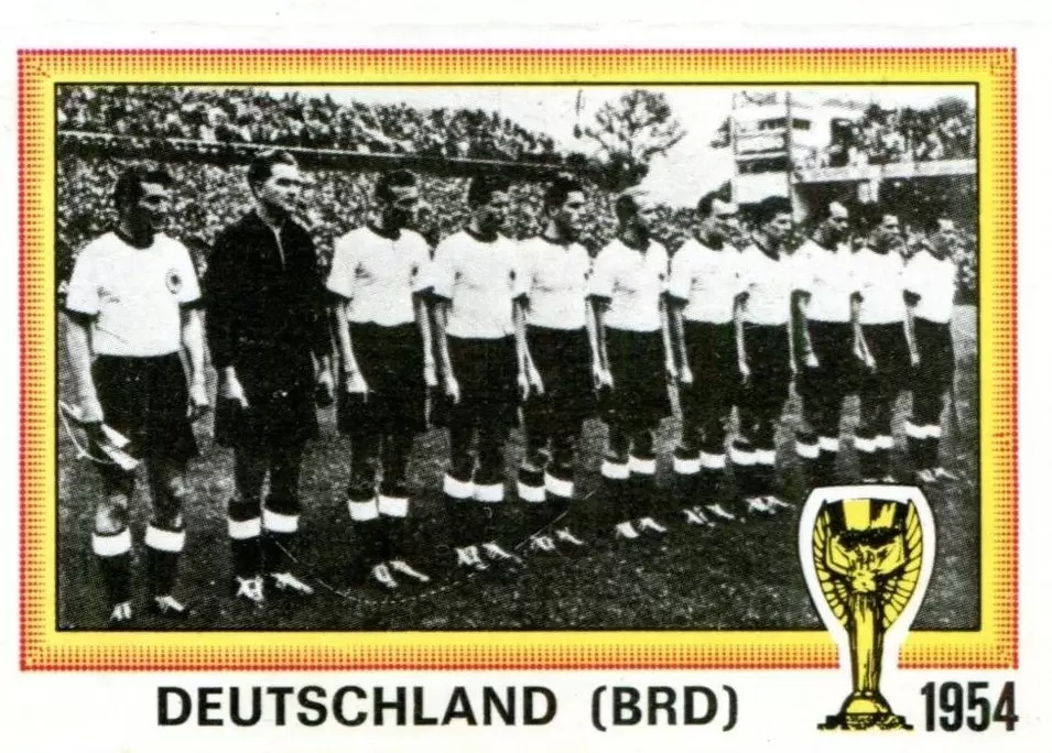 Argentina 78 World Cup - Champions West Germany - History: WC 1954