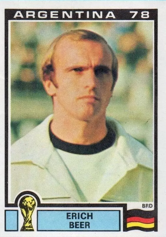 Argentina 78 World Cup - Erich Beer - West Germany
