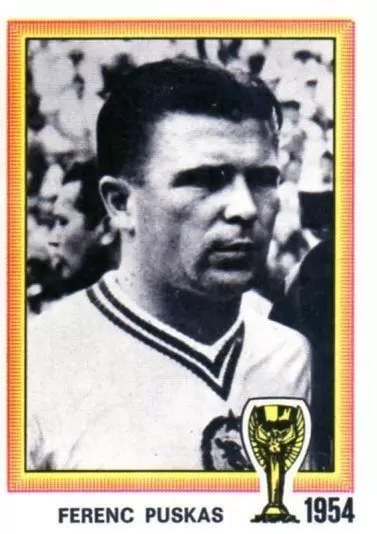 Argentina 78 World Cup - Ferenc Puskas (HUN) - History: WC 1954