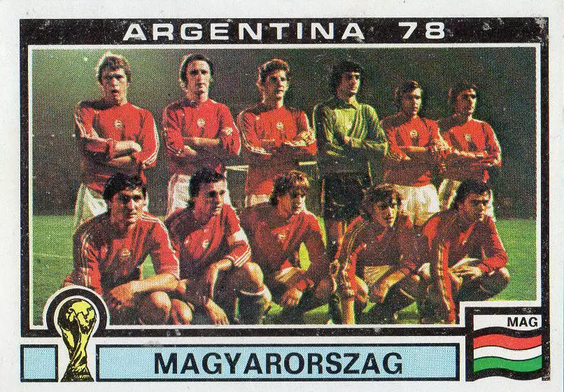 Argentina 78 World Cup - Hyngary Team - Hungary