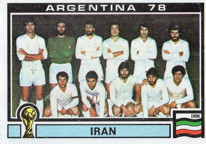 Argentina 78 World Cup - Iran Team - Iran
