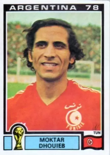 Argentina 78 World Cup - Moktar Dhouieb - Tunis